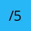 ,)/5@