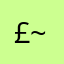 £~&