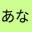 あなちまやらはさ