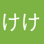 けけけのわ
