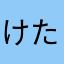 けたけたけた