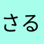 さるがコロコロ