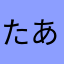 たあたあたあつあまこならひめたさた