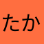 たかなたひよきゆ「の