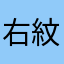 右紋