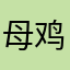 母鸡。