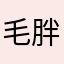 毛胖子就是说的我