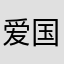 爱国的小花朵