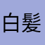 白髪のワイ