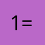 1==00