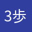 3歩後のニワトリ