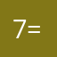 7:..=，