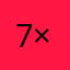 7×+