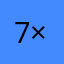 7×6〒13<