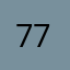 7 times 77