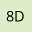 8D 8) -D