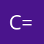 C=G=