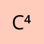 C⁴