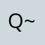 Q ~~