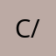 c-/: